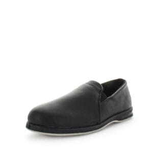 Enron Black Leather Slipper by Panda
