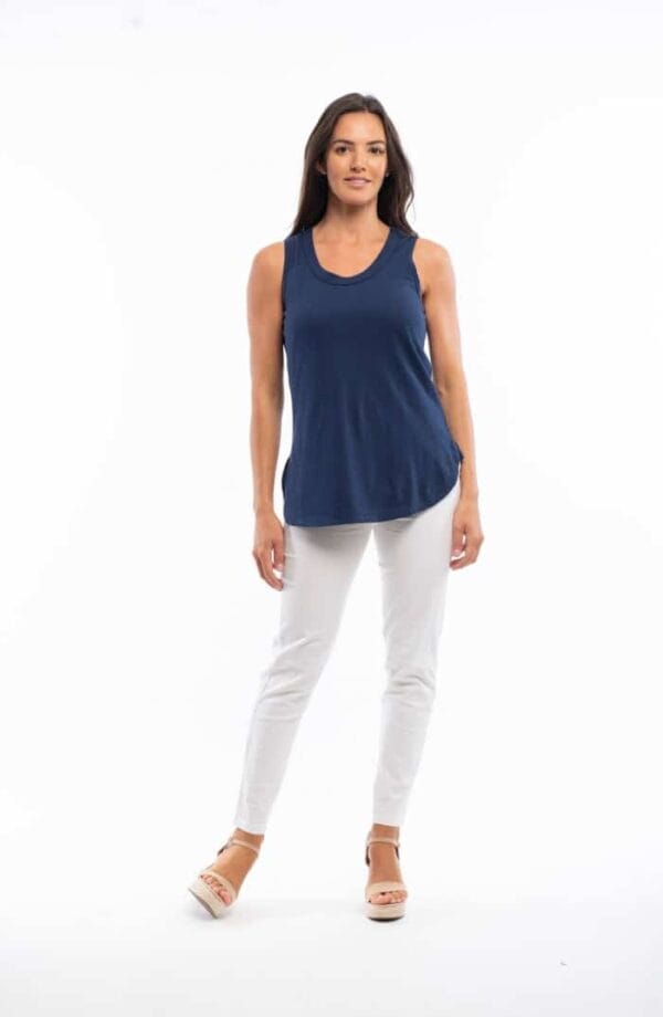 Essential Knit Cami Navy by Orientique