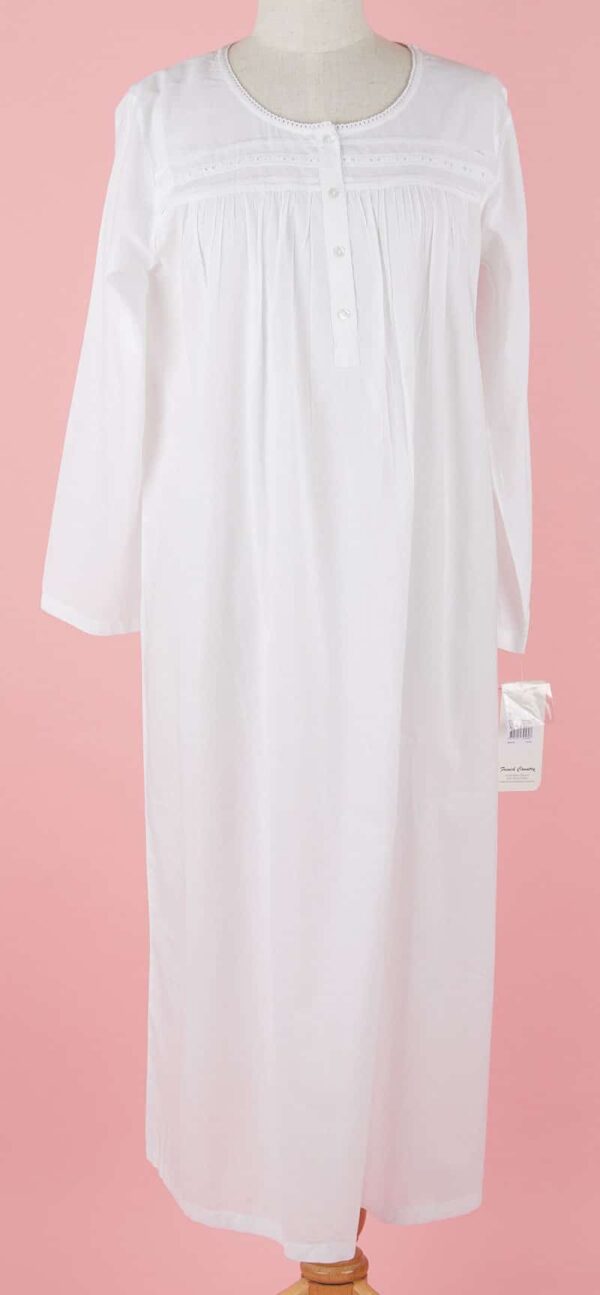 Nightie Hailspot White by French Country FCT170