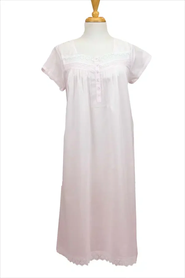 French Country Nightie Cap 110 Cambric