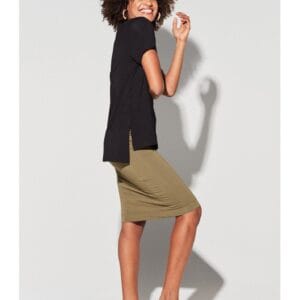 Georgie Tee Black by Lou Lou