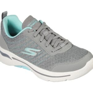 Go Walk Arch Fit True Vision by Skechers Gray/Light Blue