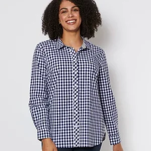Gordon Smith Navy & White Check Shirt