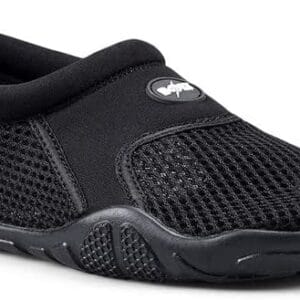 Grosby Mens Wave Black AthleticReef Slip On Shoes