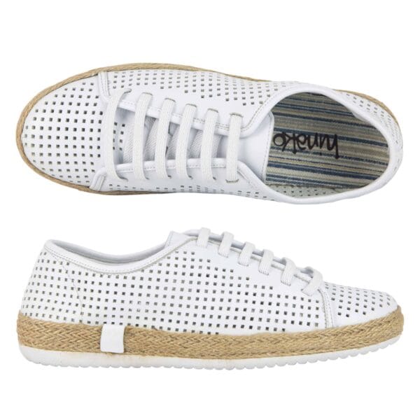 Hinako Flinders White Slip On