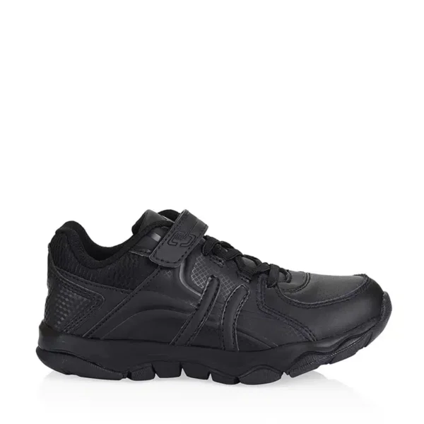 Hoxton Black Kids Sneaker Velcro