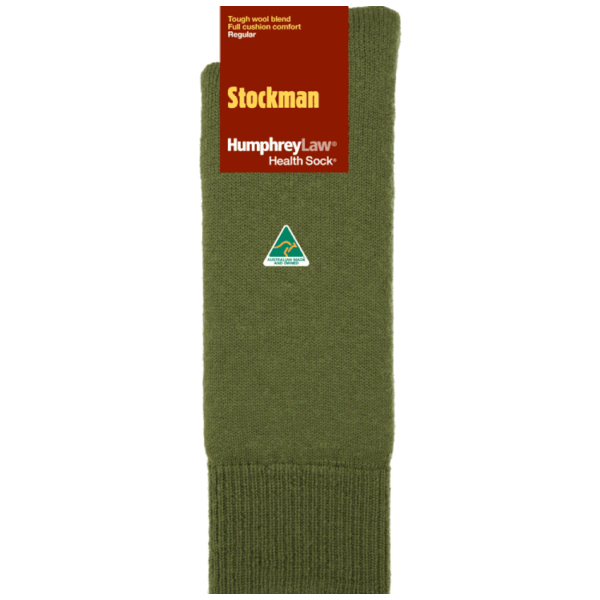 Humphrey Law Stockman Health Socks Khaki