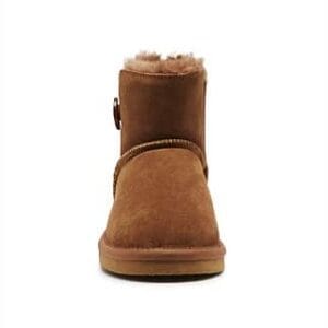 Hush Puppie Lunar Tan Suede Slipper Boot