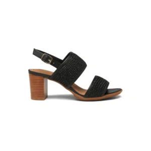 HUSH PUPPIES LOVREN BLACK-WEAVE