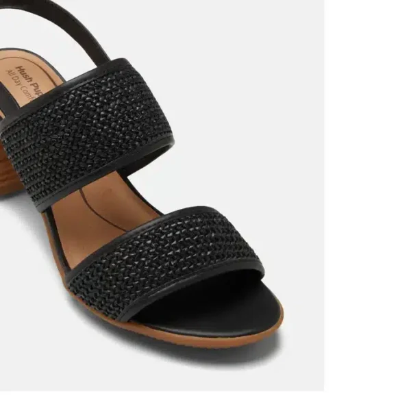 HUSH PUPPIES LOVREN BLACK-WEAVE - Image 4