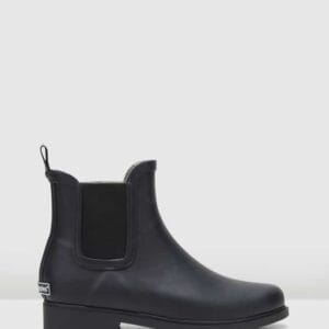 Hush Puppies Muddy black mud boots