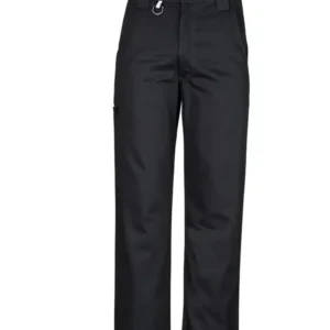 JB Syzmik Mens Plain Utility Black Pants (ZW002)