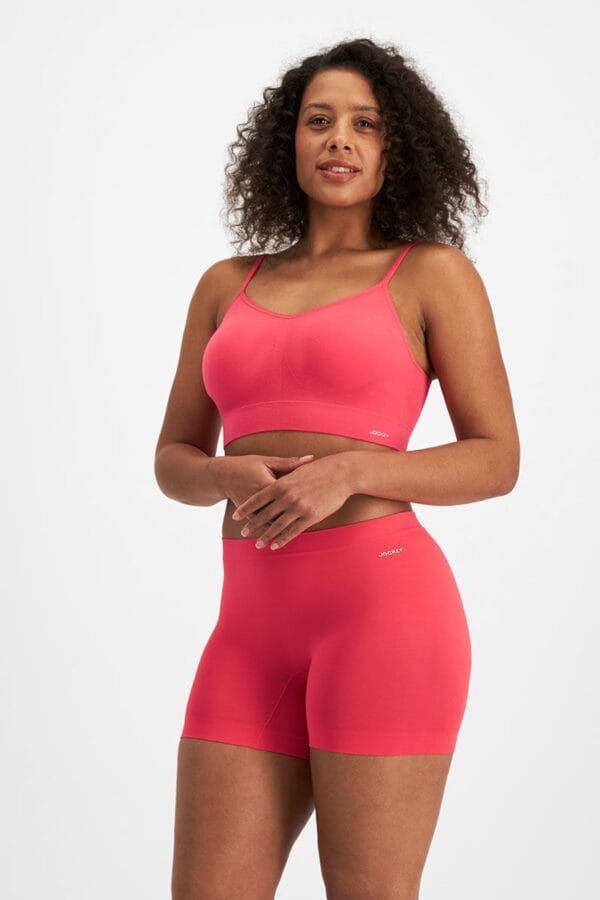 Jockey Skimmies Long Short Grapefruit Zing