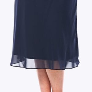 Joshua James JJ0003 Black Chiffon Skirt