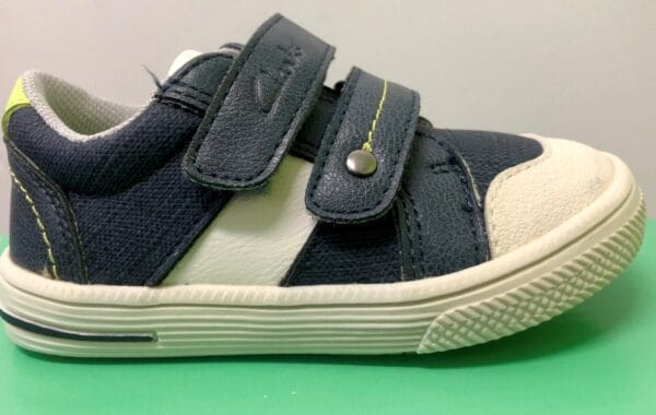 Junior Denim Blue Clarks - Image 2