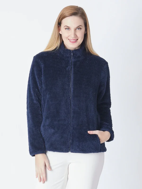 Luna Sky Snuggle Bug Jacket Navy