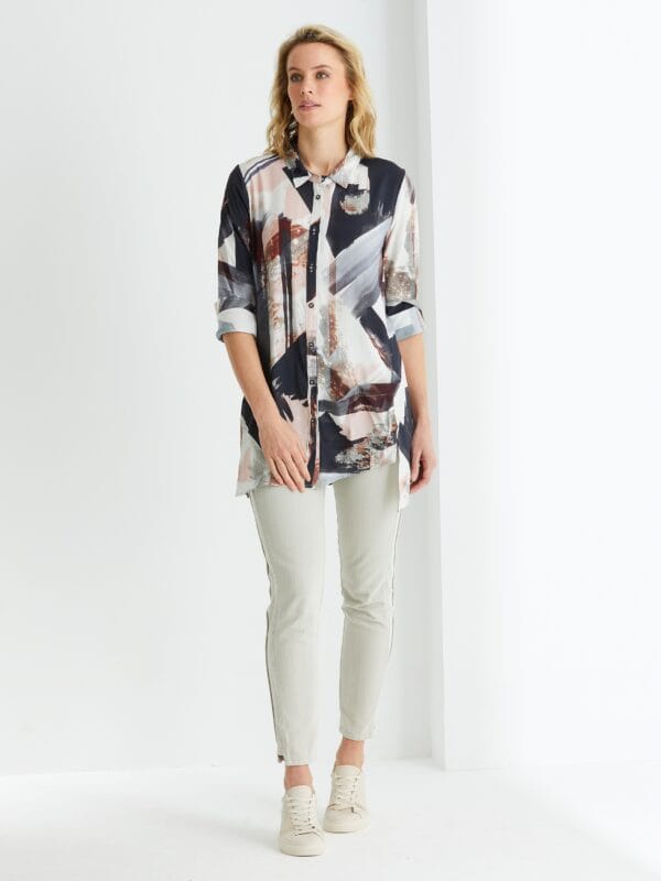 Marco Polo Long Sleeve Shirt Painterly Charm
