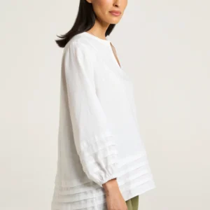Marco Polo White Linen Shirt YT25S4163