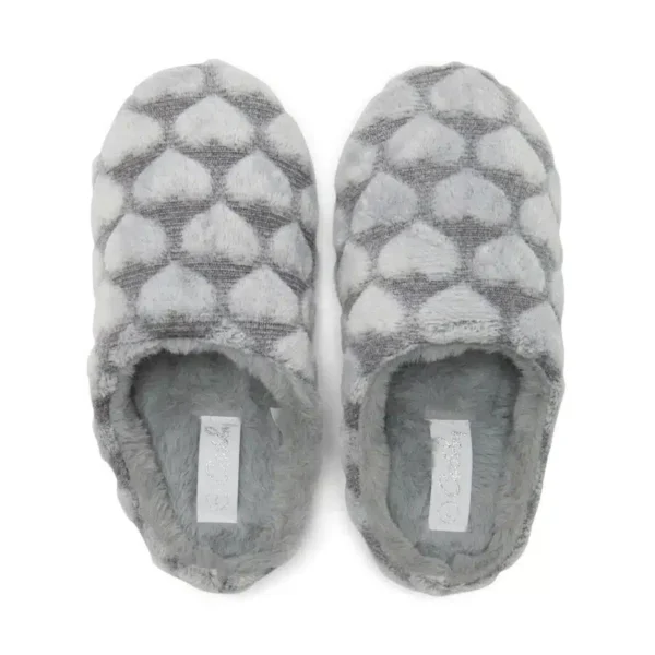 Grosby Marsha grey ladies slipper - Image 4