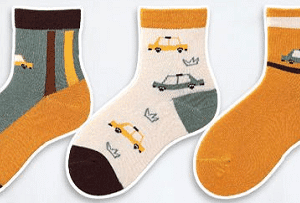 Memaster Car Socks 5Pack