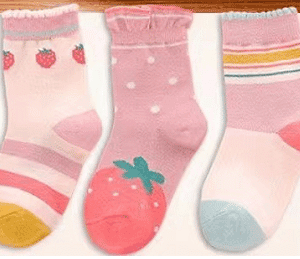 Memaster Strawberry Socks 5Pack
