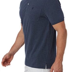 Mens City Club Hayward Indigo Polo Shirt