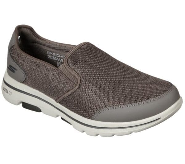 Mens Go Walk 5 Delco Khaki By Skechers