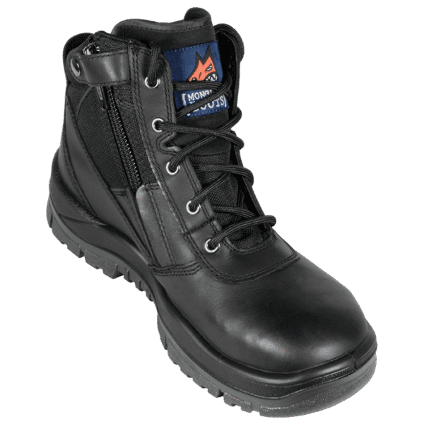 Mongrel Zipsider Black Work Boots Non-Safety 961 020 UK Sizes