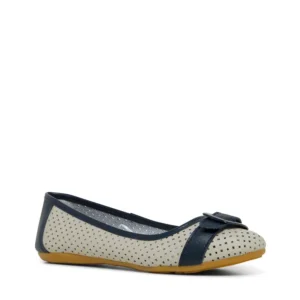 Natural Comfort White/Navy slipons