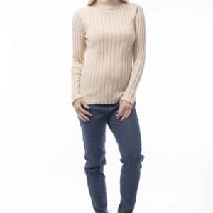 Orientique Turtle Neck Chalk Top