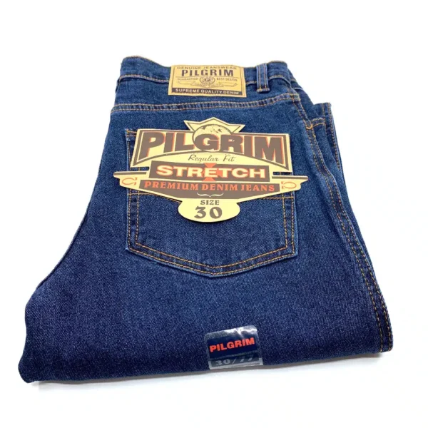 Pilgrim Regular Fit Stretch Denim Jeans Mens