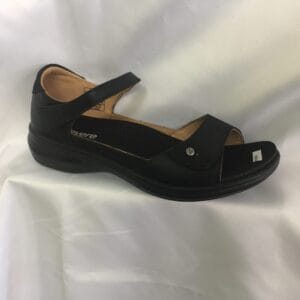 Revere Bali Black Lizard Sandals