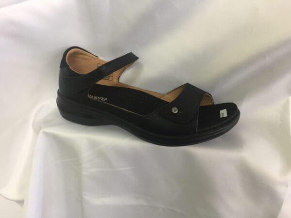 Revere Bali Black Lizard Sandals
