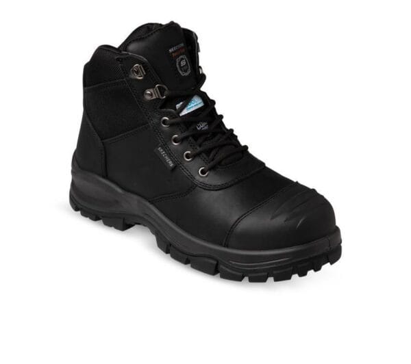 Ruddle Black Work Boots Womens by Skechers
