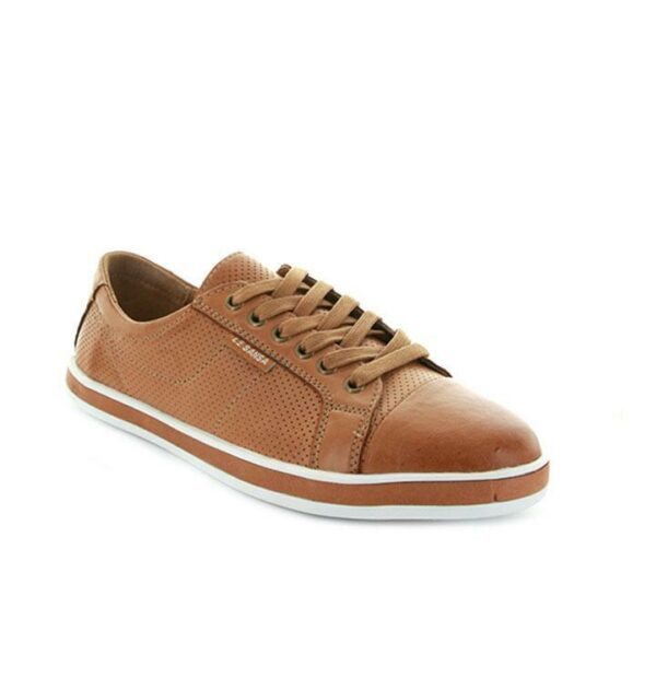 Le Sansa Iris Tan Leather Sneaker