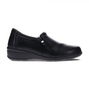Scholl Leanne Black Slip On Orthaheel