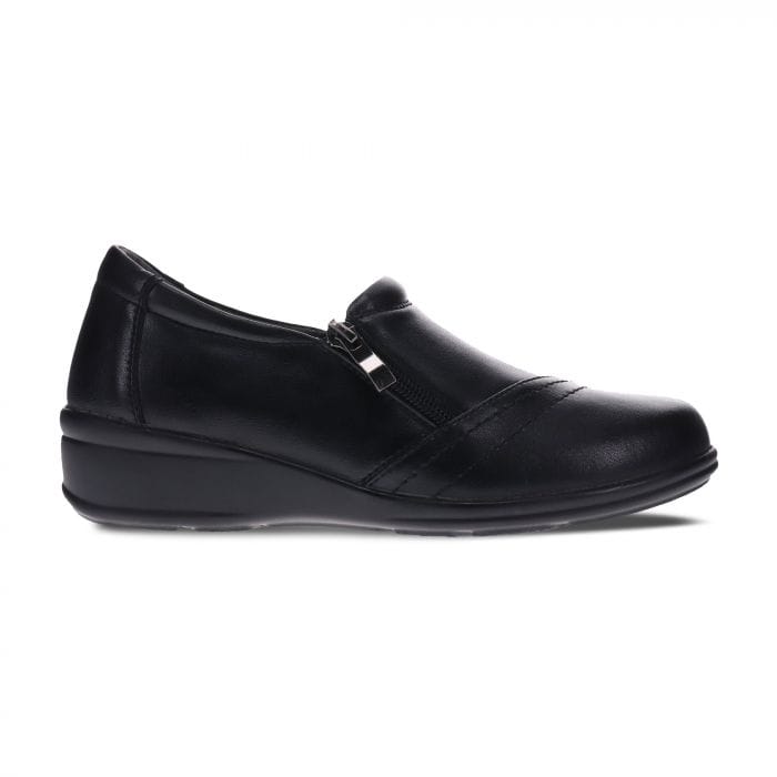 Scholl Leanne Black Slip On Orthaheel