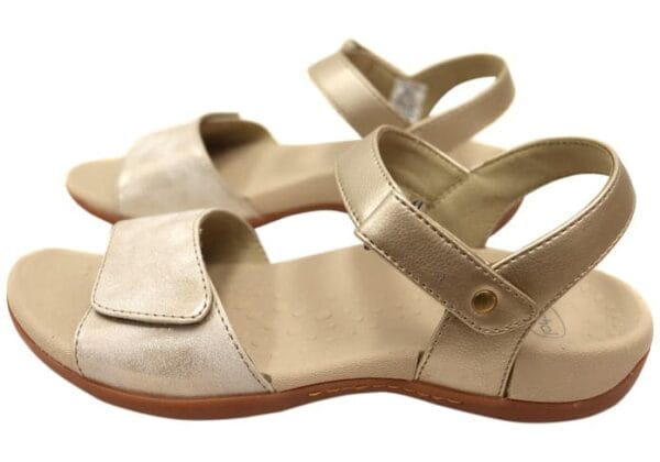 Scholl Orth heel Alina Comfortable Supportive Sandals -Champagne - Image 3