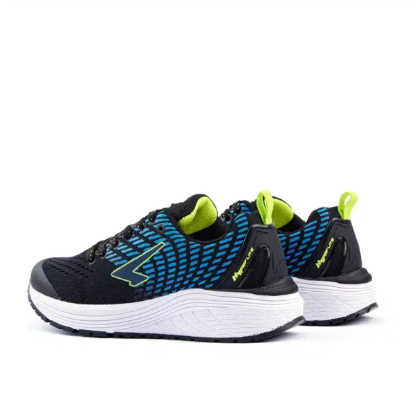 Sfida Monsoon Blk/Blue/Lime kids school shoes