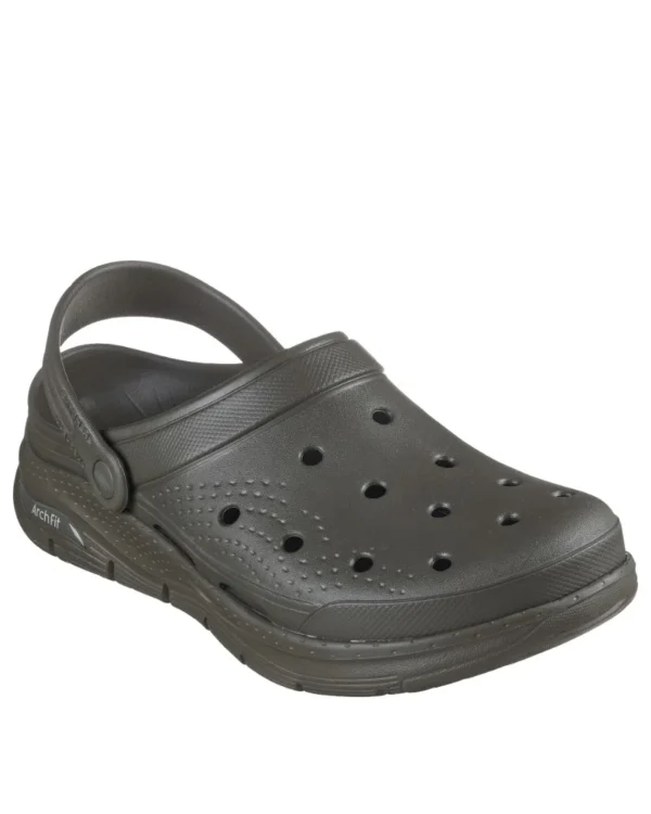 Skechers Arch Fit Foamies Olive Mens