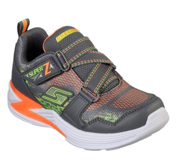Skechers Kids S-lights Erupters III Charcoal/Orange