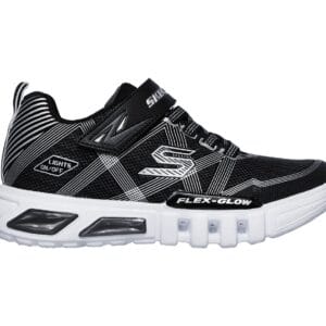 Skechers S-lights Flex-Glow Black/Charcoal Infants