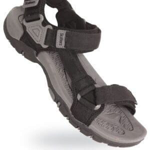 Slatters Breakwater Black Mens Sandal