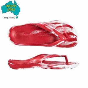 Starfish Maroon/white by Aussie Soles