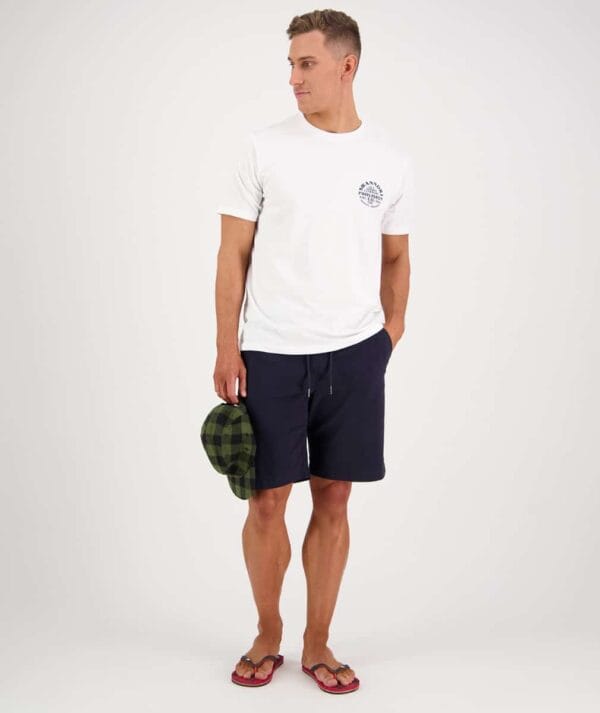 Swanndri Clevedon Stretch Canvas Short Navy - Image 2