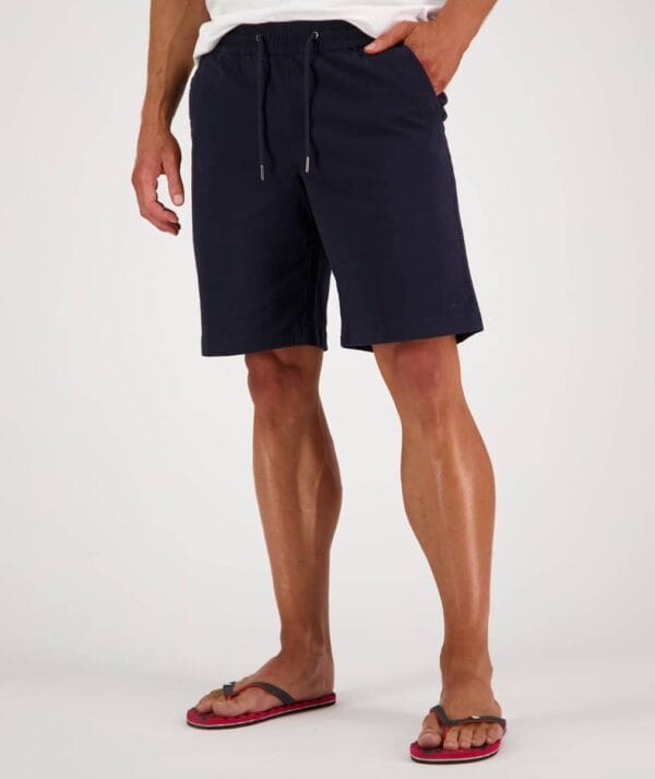 Swanndri Clevedon Stretch Canvas Short Navy
