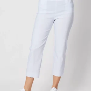 Threadz Bengaline White Basic Pant