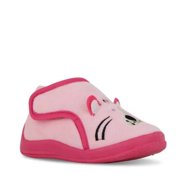 Grosby Kids Tiger Pink Slippers