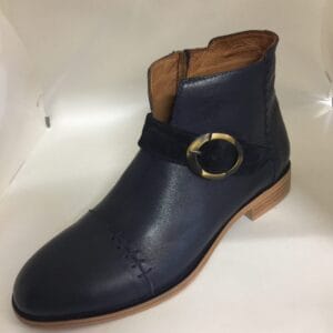Totally Deep Ocean/Suede Navy Boots by Thyme & Co