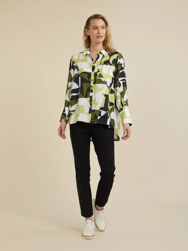 Yarra Trail 24w4143 Mineral Print shirt